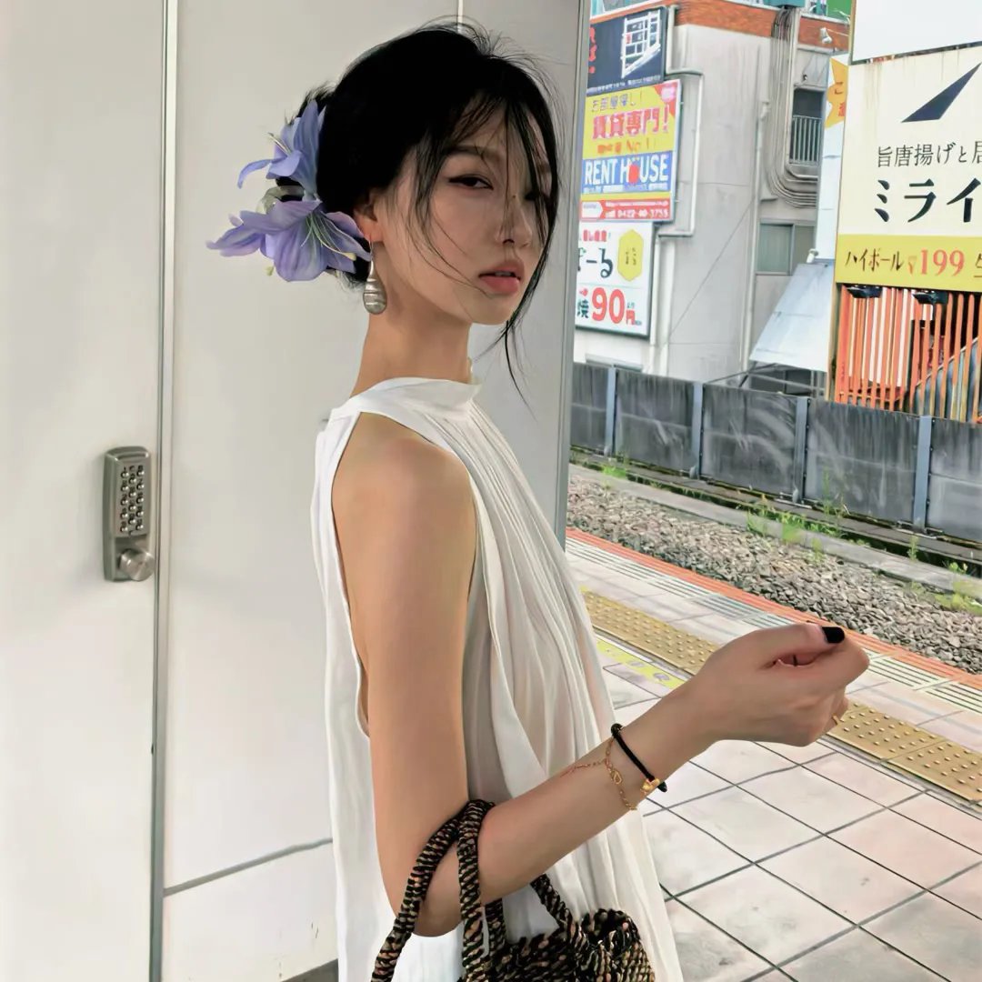 鲜花盛开的村庄